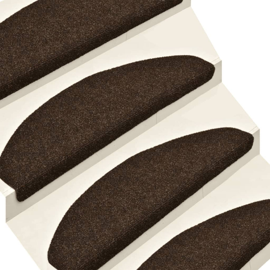Trapmatten Zelfklevend Naaldvilt 5 65 x 21 x 4 cm Bruin