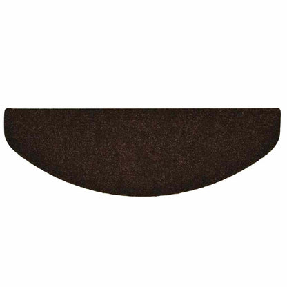 Trapmatten Zelfklevend 10 stuks 65x21x4 cm Bruin Halfrond Groot