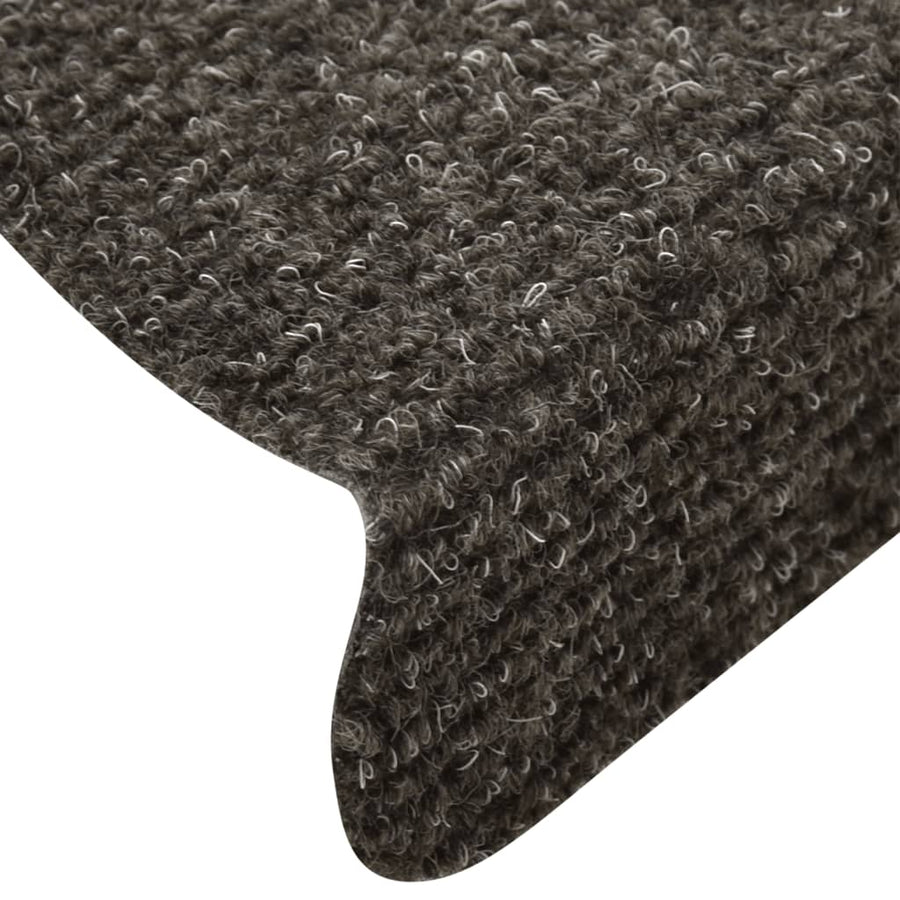 Trapmatten Zelfklevend Naaldvilt Kleur 5 65 x 21 x 4 cm Antraciet