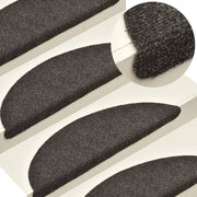 Trapmatten 5 stuks 65x21x4 cm antraciet
