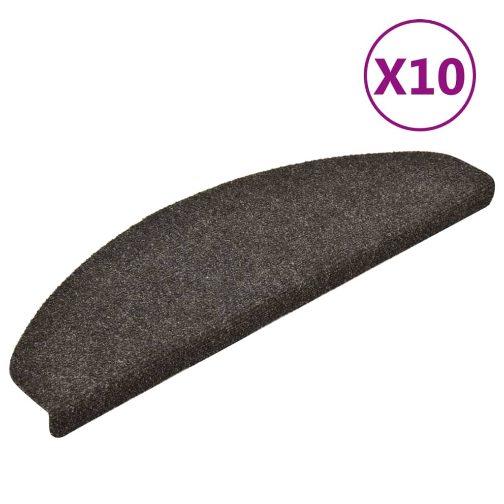 Trapmatten Zelfklevend Naaldvilt 10 65 x 21 x 4 cm Antraciet