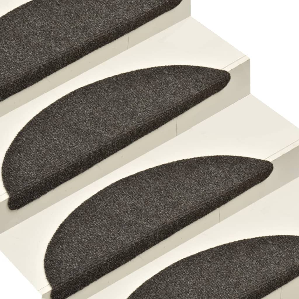 Trapmatten Zelfklevend Naaldvilt 10 65 x 21 x 4 cm Antraciet