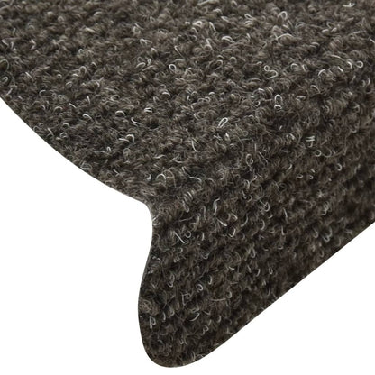 Trapmatten Zelfklevend Naaldvilt 10 65 x 21 x 4 cm Antraciet