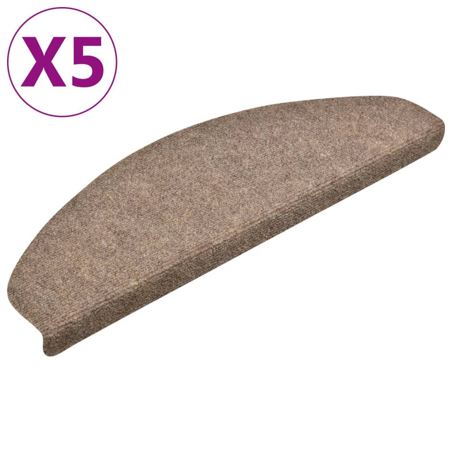 Trapmatten Zelfklevend Naaldvilt Kleurig 5 65 x 21 x 4 cm Crème