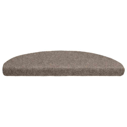 Trapmatten Zelfklevend 10 st 65x21x4 cm Beige Halfrond Groot