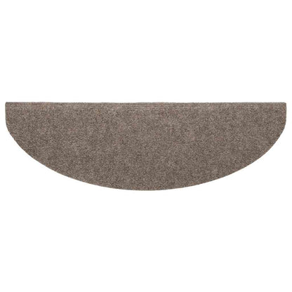 Trapmatten Zelfklevend 10 st 65x21x4 cm Beige Halfrond Groot