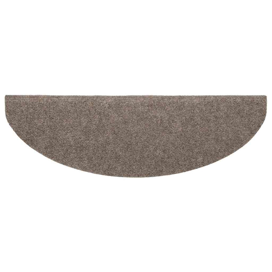 Trapmatten Zelfklevend 10 st 65x21x4 cm Beige Halfrond Groot