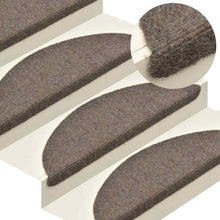 Trapmatten Zelfklevend 10 st 65x21x4 cm Beige Halfrond Groot