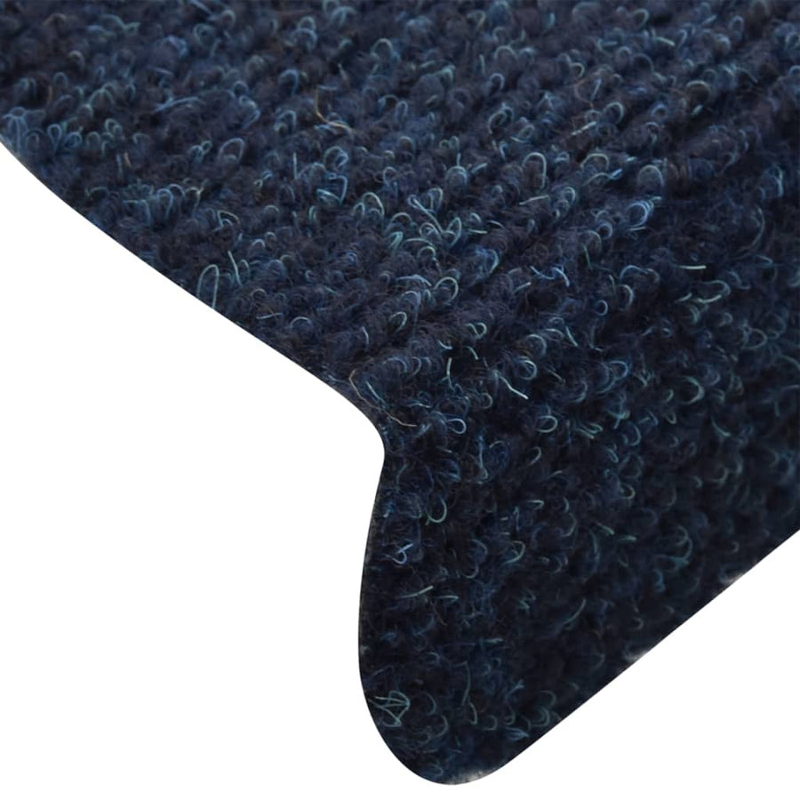 Trapmatten Zelfklevend 5 St 65X21X4 Cm Naaldvilt Marineblauw 65 x 21 x 4 cm
