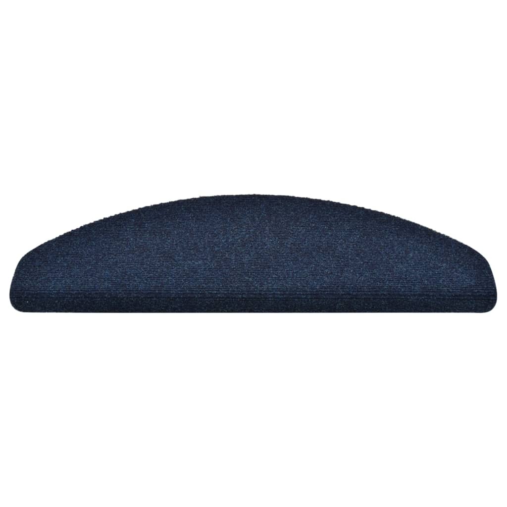 Trapmatten Zelfklevend Naaldvilt 10 65 x 21 x 4 cm Marineblauw