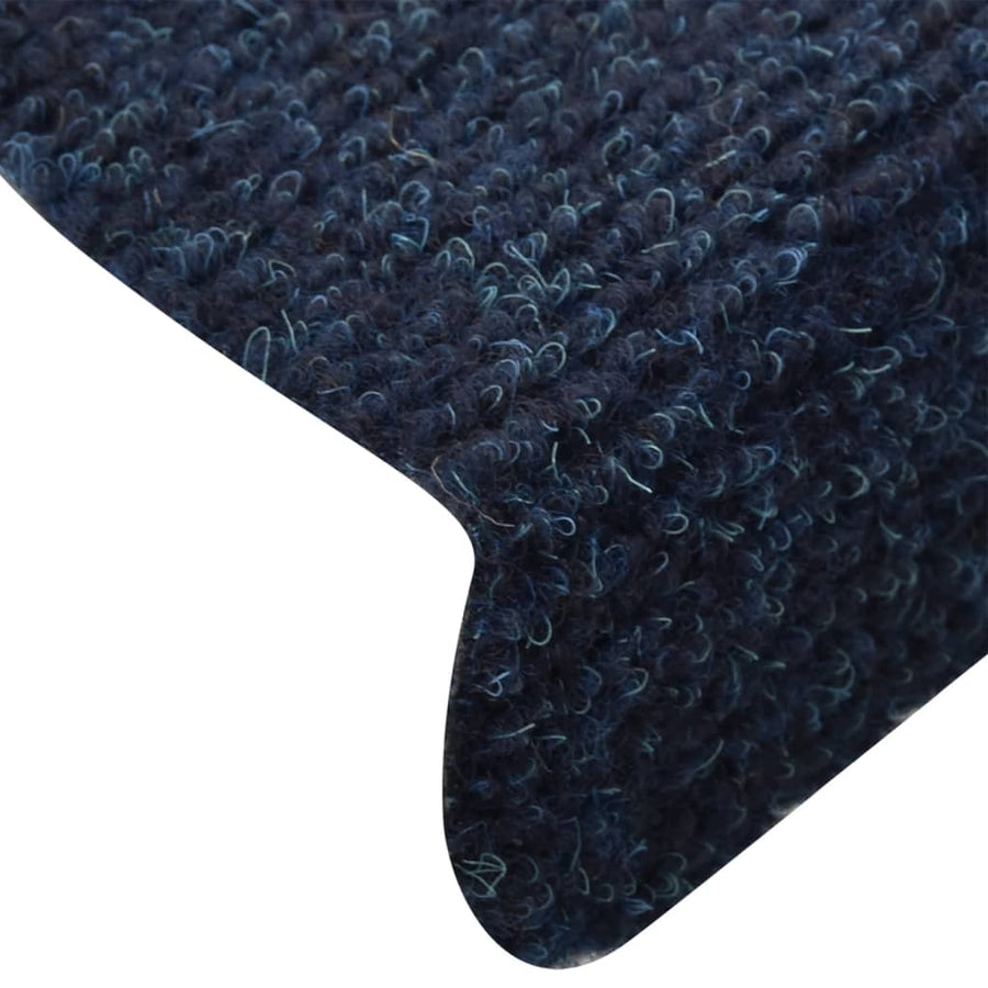 Trapmatten Zelfklevend Naaldvilt 10 65 x 21 x 4 cm Marineblauw