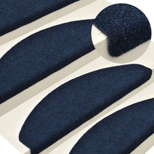 Trapmatten Zelfklevend Naaldvilt 10 65 x 21 x 4 cm Marineblauw