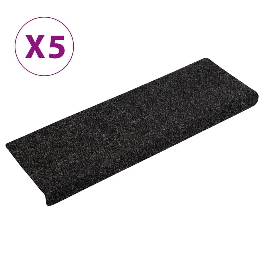 Trapmatten 6X21X4 Cm Naaldvilt 5 Zwart