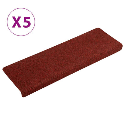 Trapmatten 6X21X4 Cm Naaldvilt Bordeaux 5 Rood