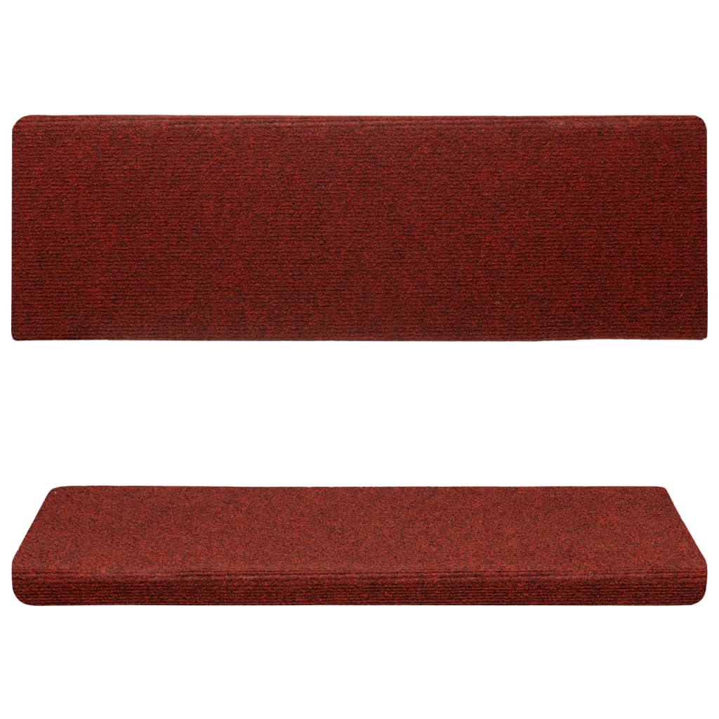 Trapmatten 6X21X4 Cm Naaldvilt Bordeaux 5 Rood