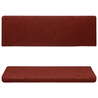 Trapmatten 6X21X4 Cm Naaldvilt Bordeaux 5 Rood