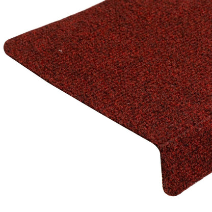 Trapmatten 6X21X4 Cm Naaldvilt Bordeaux 5 Rood