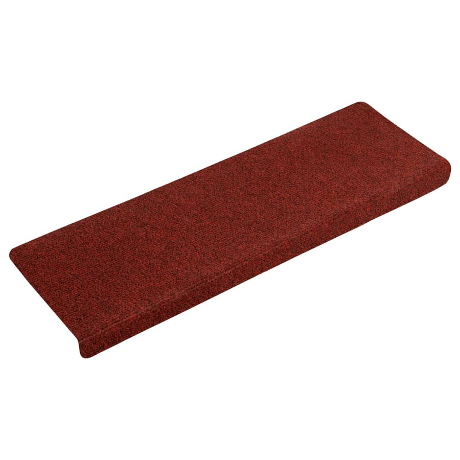 Trapmatten 65X21X4 Cm Naaldvilt Bordeaux 10 Rood