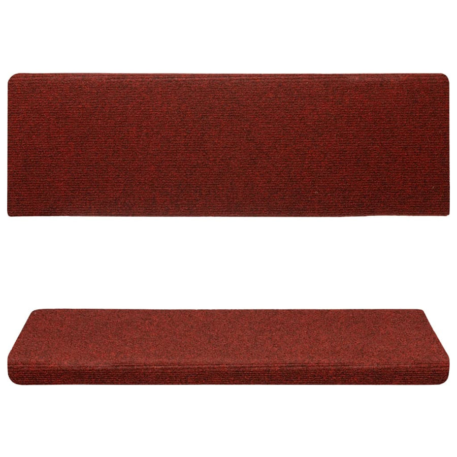Trapmatten 65X21X4 Cm Naaldvilt Bordeaux 10 Rood
