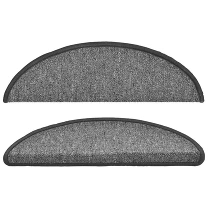 Trapmatten 10 st 56x17x3 cm donkergrijs 10 56 x 17 x 3 cm Donkergrijs