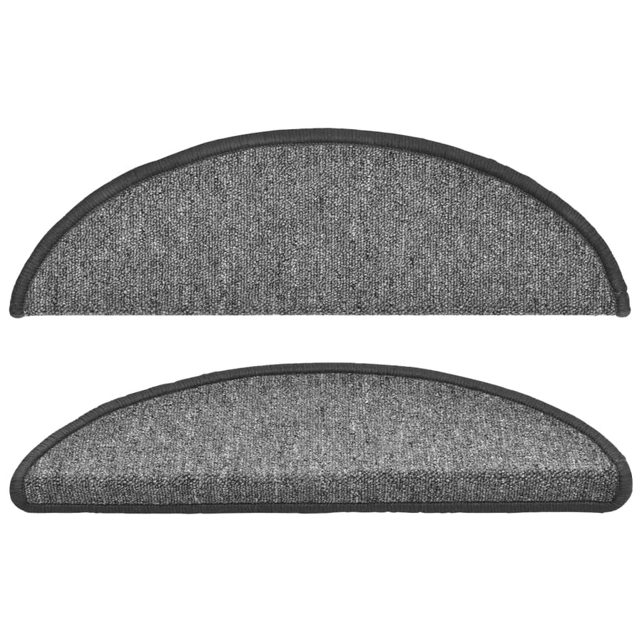 Trapmatten 10 st 56x17x3 cm donkergrijs 10 56 x 17 x 3 cm Donkergrijs