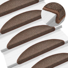 Trapmatten 10 st 56x17x3 cm koffiebruin 10 56 x 17 x 3 cm Koffiebruin