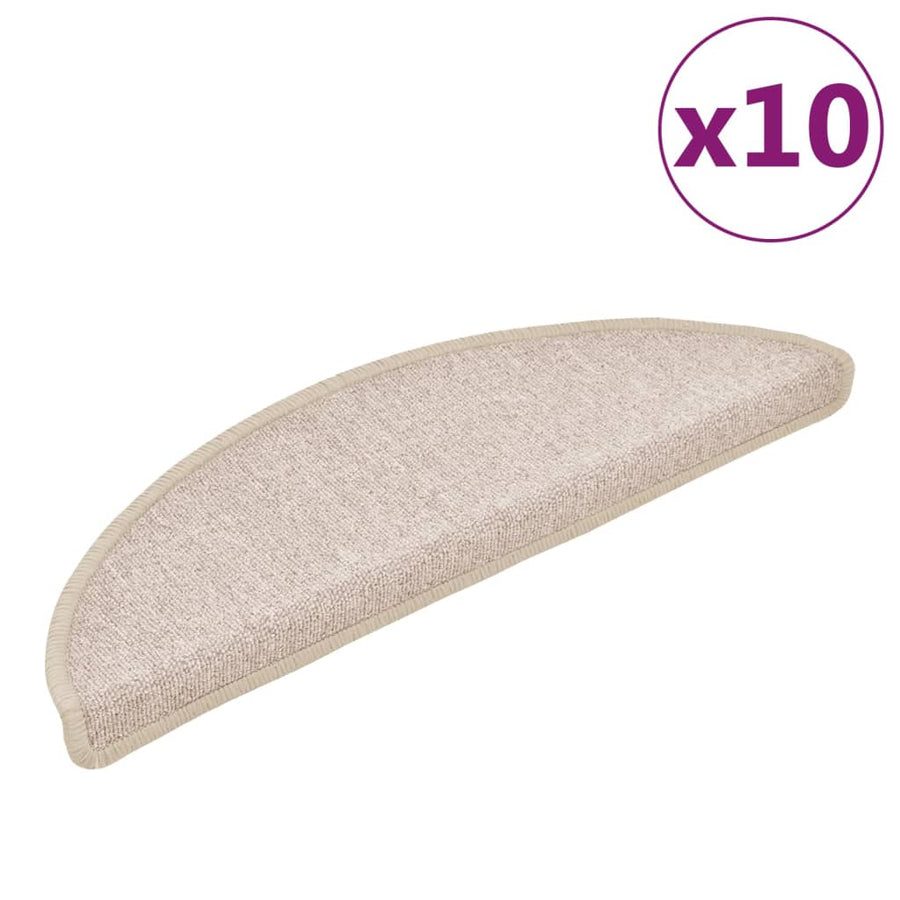 Trapmatten 10 St 56X17X3 Cm Taupe 56 x 17 x 3 cm