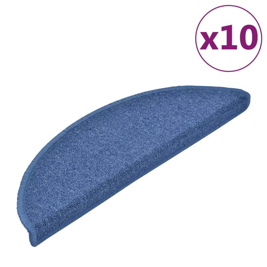 Trapmatten 10 St 56X17X3 Cm Blauw 56 x 17 x 3 cm