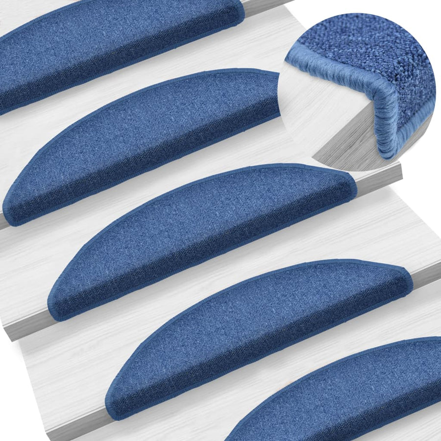 Trapmatten 10 St 56X17X3 Cm Blauw 56 x 17 x 3 cm