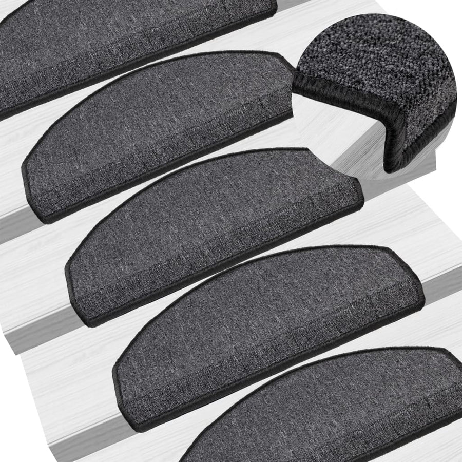 Trapmatten 10 st 65x24x4 cm antracietkleurig 10 65 x 24 x 4 cm Antraciet