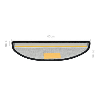 Trapmatten 10 st 65x24x4 cm donkergrijs 10 65 x 24 x 4 cm Donkergrijs