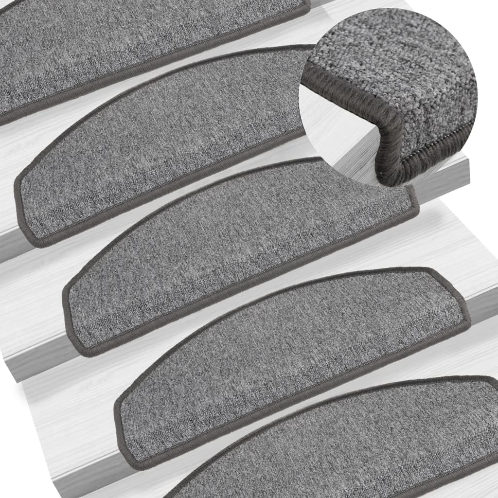 Trapmatten 10 st 65x24x4 cm donkergrijs 10 65 x 24 x 4 cm Donkergrijs