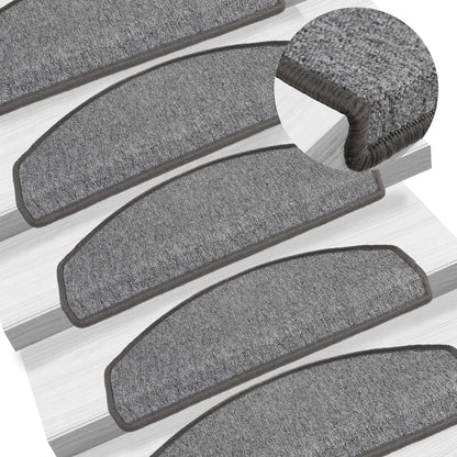 Trapmatten 10 st 65x24x4 cm donkergrijs 10 65 x 24 x 4 cm Donkergrijs