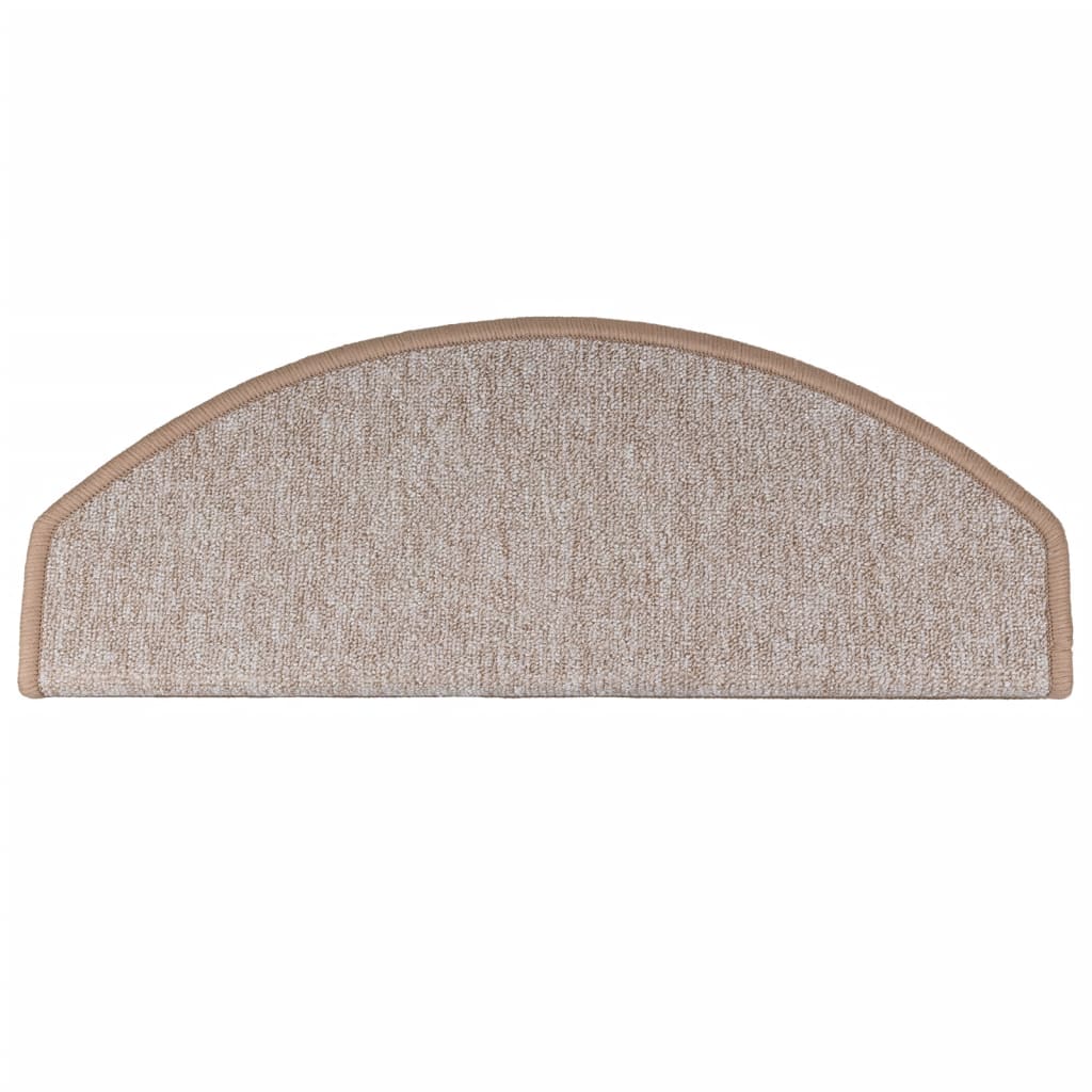 Trapmatten 10 st 65x24x4 cm lichtbruin halfrond groot