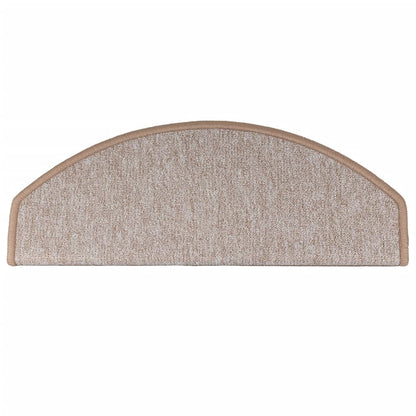 Trapmatten 10 st 65x24x4 cm lichtbruin halfrond groot