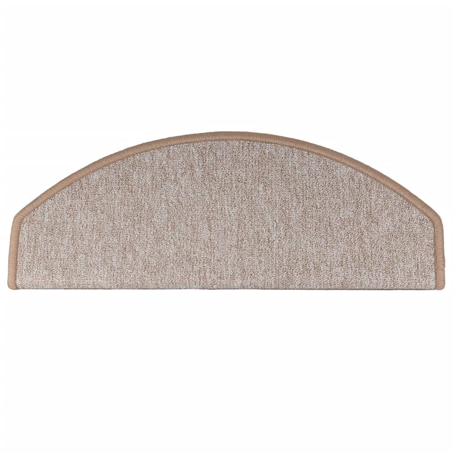Trapmatten 10 st 65x24x4 cm lichtbruin halfrond groot