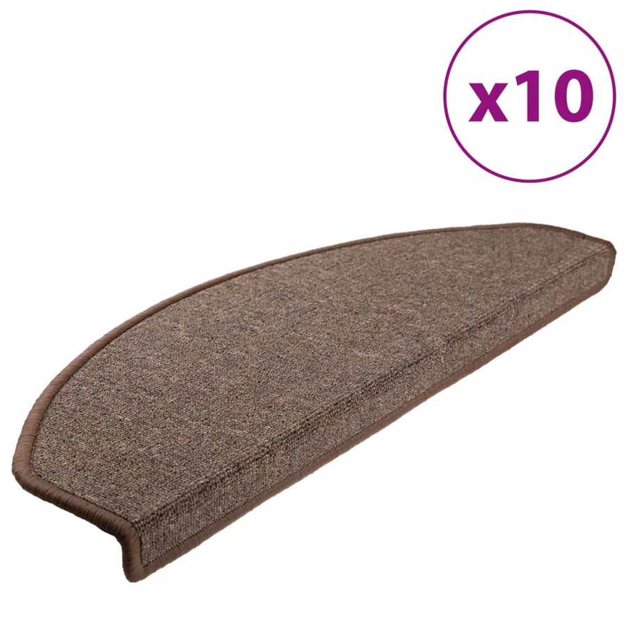 Trapmatten 10 st 65x24x4 cm koffiebruin 10 65 x 24 x 4 cm Koffiebruin