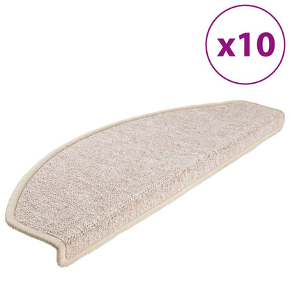 Trapmatten 10 st 65x24x4 cm taupe