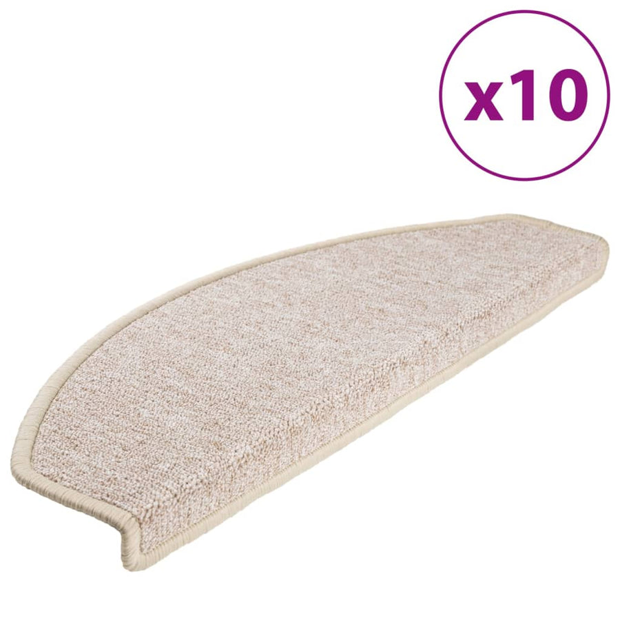 Trapmatten 10 st 65x24x4 cm taupe