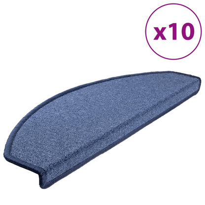 Trapmatten 10 St 65X24X4 Cm Blauw 65 x 24 x 4 cm