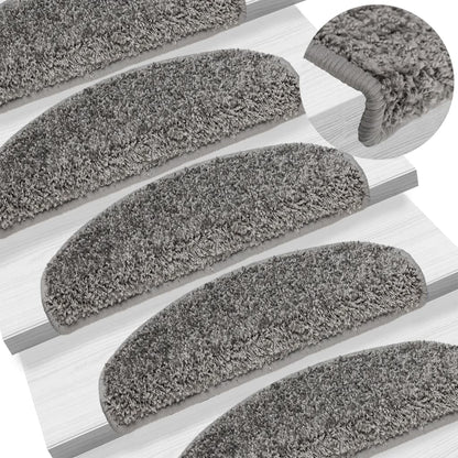 Trapmatten 10 st 65x21x4 cm grijs 10 65 x 21 x 4 cm Grijs