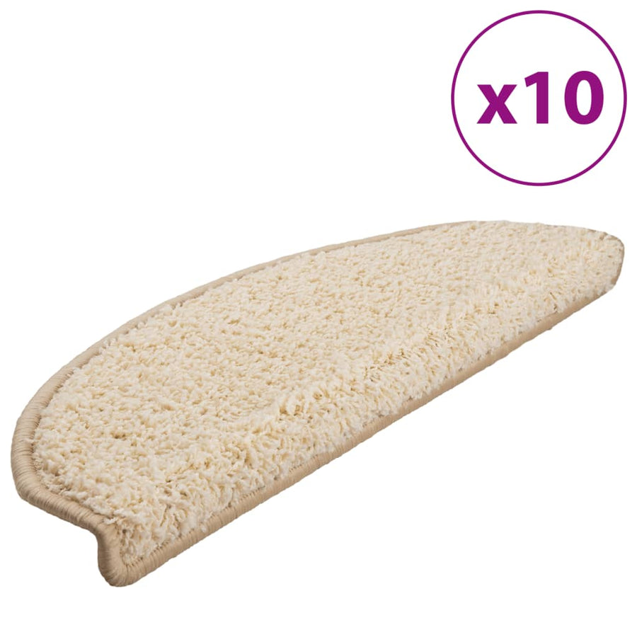 Trapmatten Kleurig 10 65 x 21 x 4 cm Crème