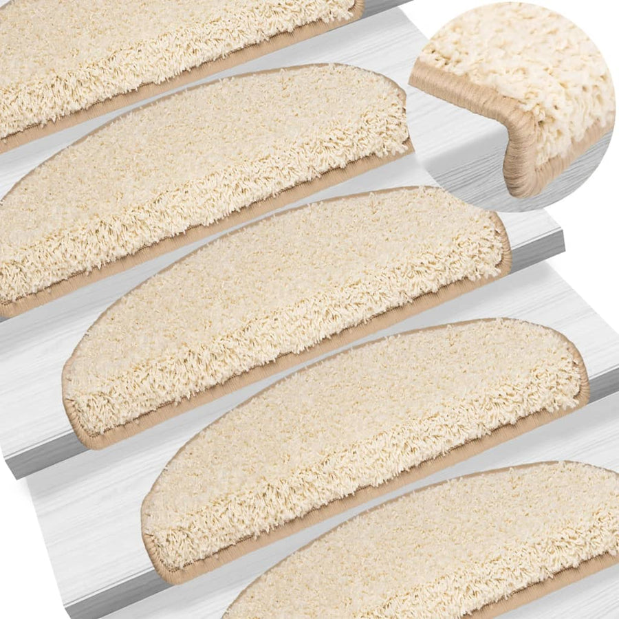 Trapmatten Kleurig 10 65 x 21 x 4 cm Crème