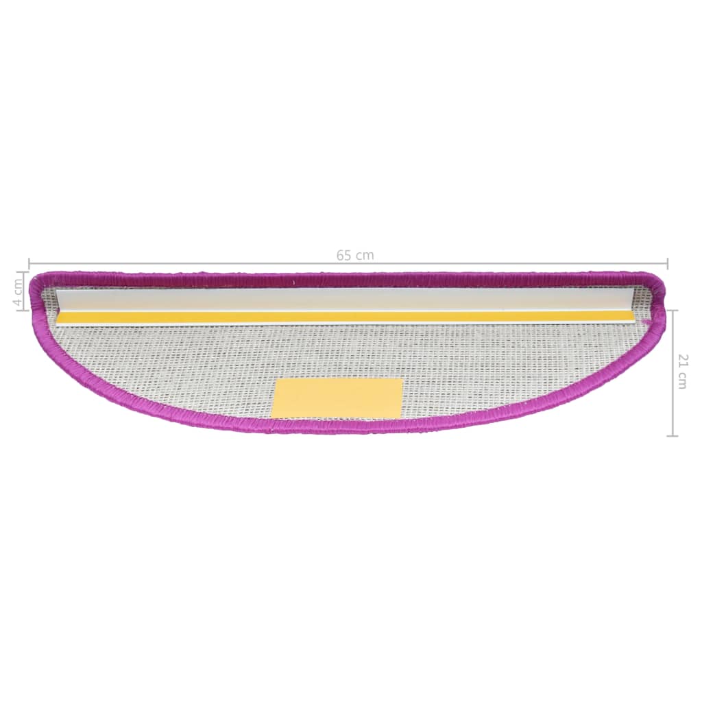 Trapmatten 10 st 65x21x4 cm violet 10 65 x 21 x 4 cm Violet