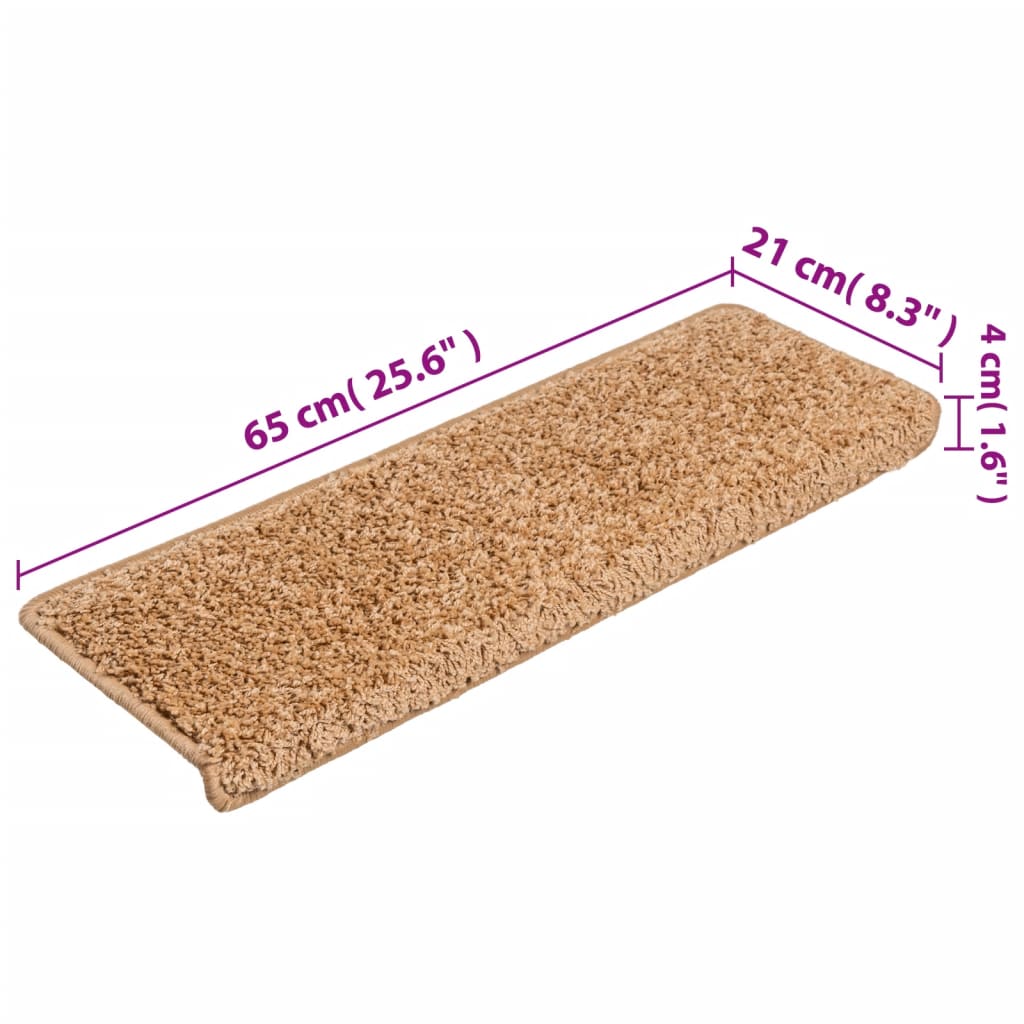 Trapmatten 65X21X4 Cm 10 Beige