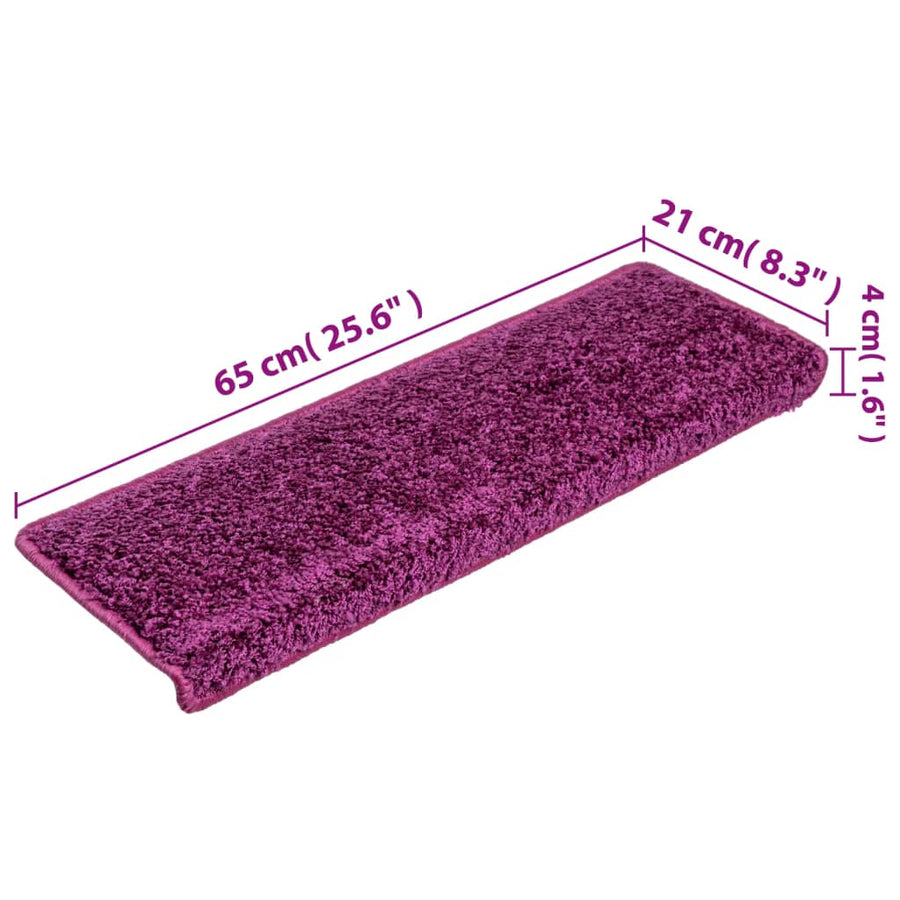 Trapmatten 65X21X4 Cm 10 Violet