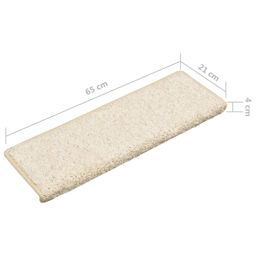 Trapmatten 10 St 65X21X4 Cm Wit