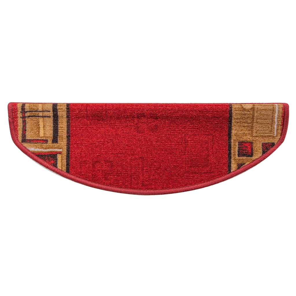 Trapmatten zelfklevend 5 st 65x21x4 cm rood