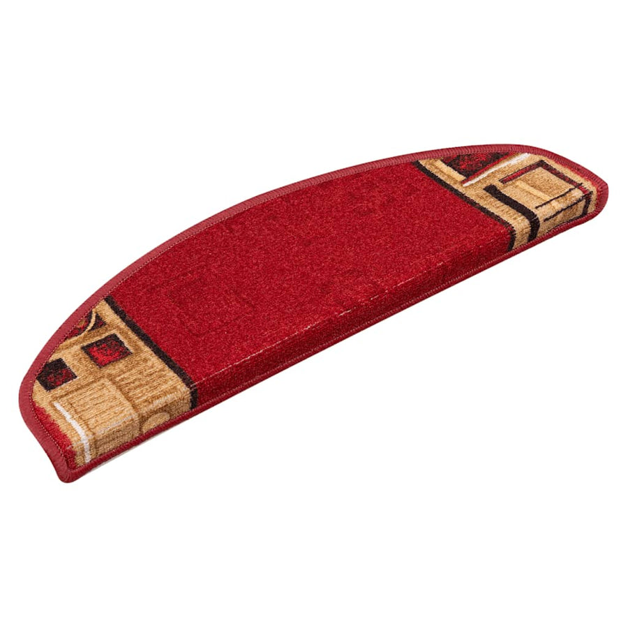 Trapmatten zelfklevend 10 st 65x21x4 cm rood