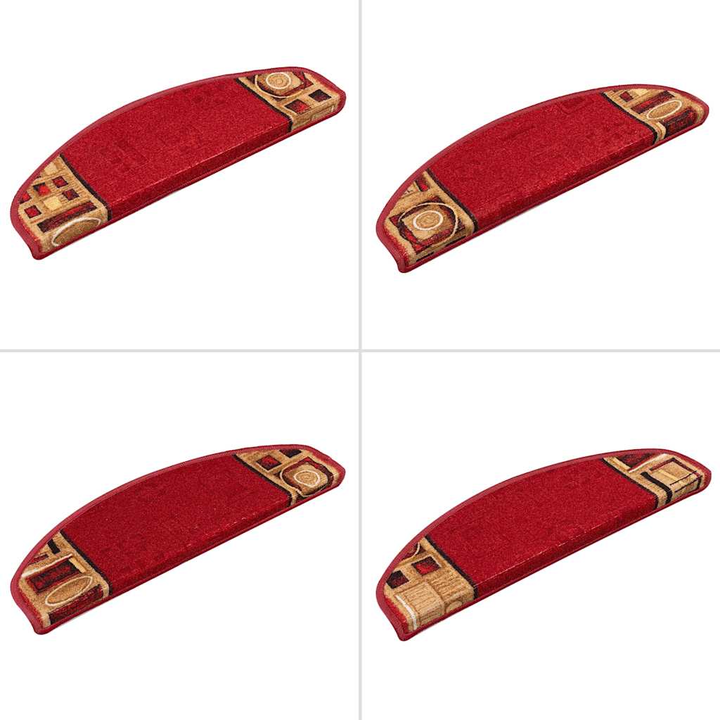 Trapmatten zelfklevend 10 st 65x21x4 cm rood